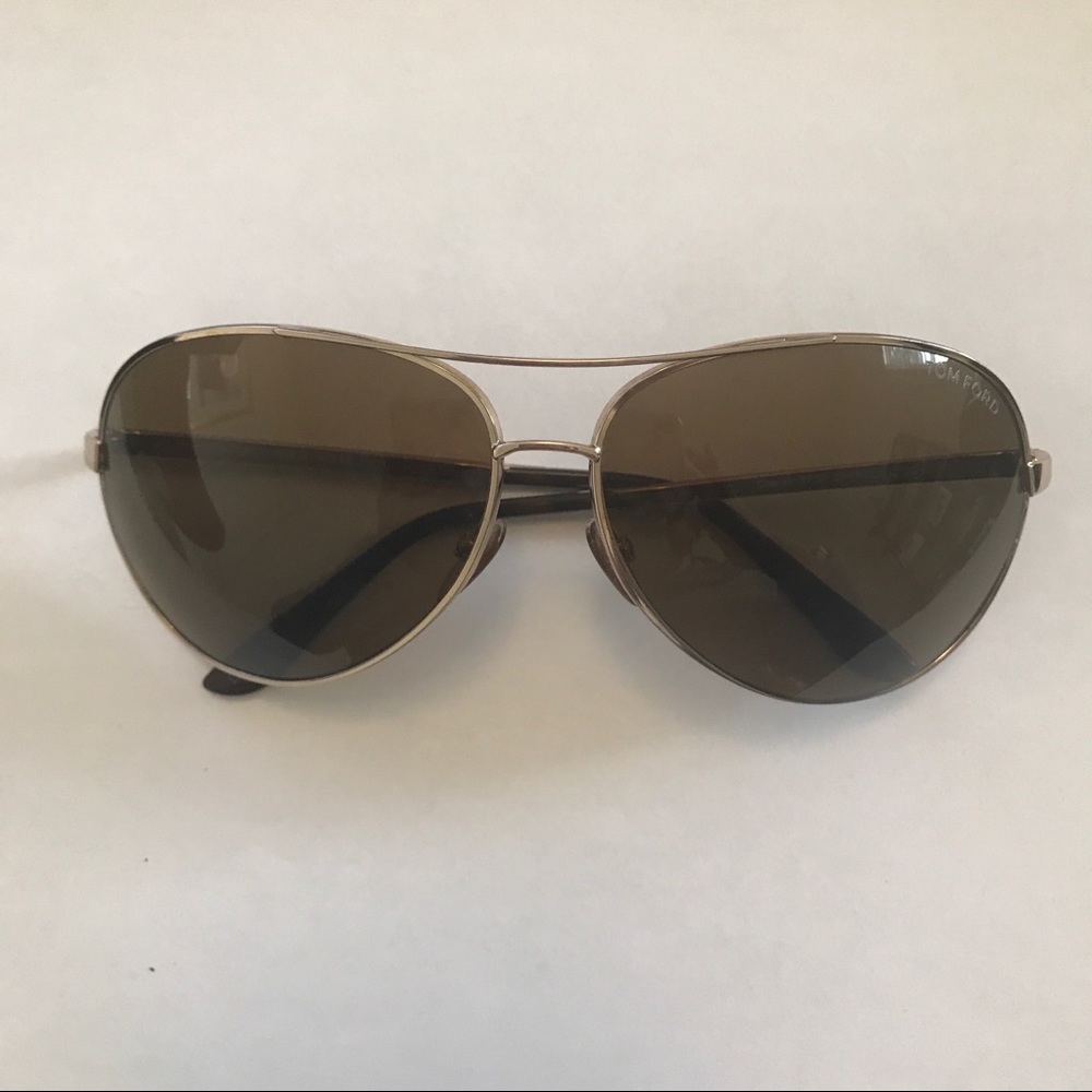 Tom Ford Gold Polarized Aviators